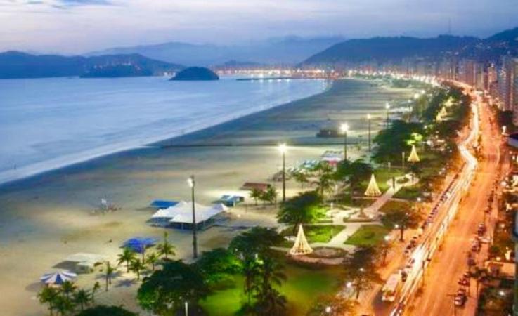 Appartement Kitinete Frente Ao Mar 1315 à São Vicente Extérieur photo