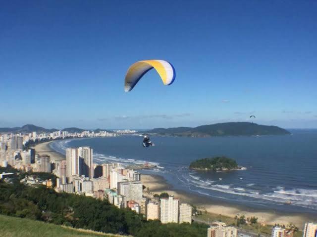 Appartement Kitinete Frente Ao Mar 1315 à São Vicente Extérieur photo