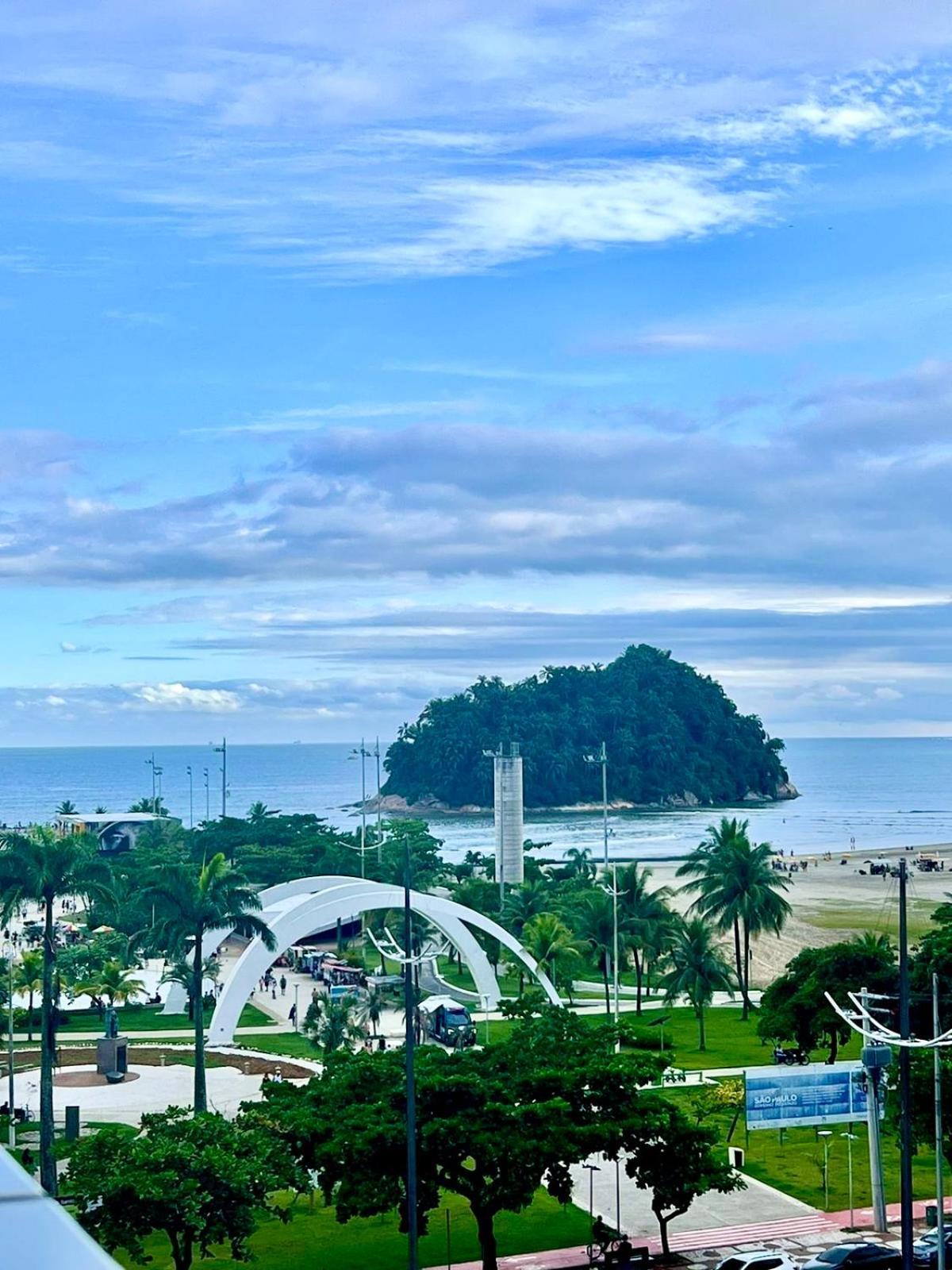 Appartement Kitinete Frente Ao Mar 1315 à São Vicente Extérieur photo